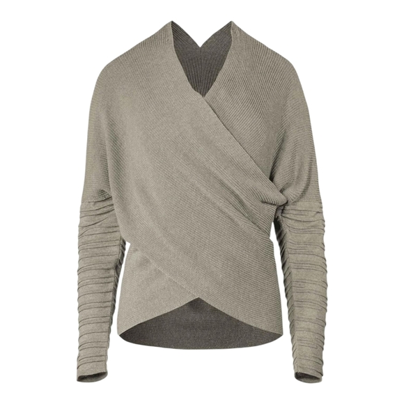 SOLD Star Wars Musterbrand Rebel Alliance Wrap Sweater Unisex Size XL Gray Knit - Picture 2 of 15